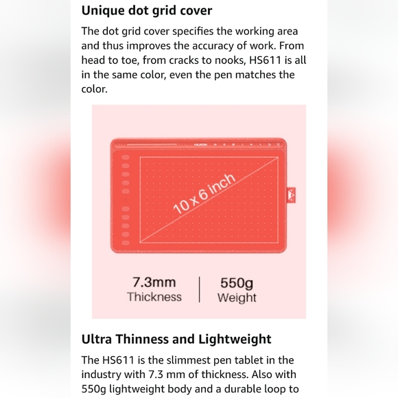 Huion Drawing Tablet - Picture 9 of 15